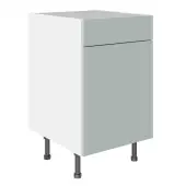 KitchenKit Slab Matt Aquamarine 500 Drawerline Base Kitchen Cabinet Flatpack - FKKO3677
