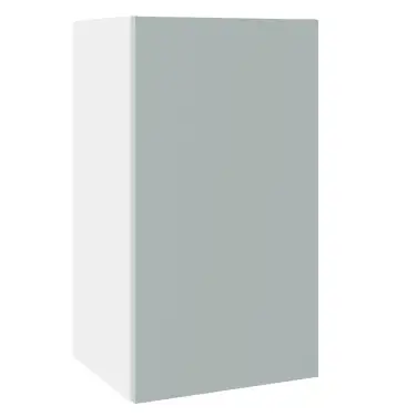 Click Here To Enlarge This Photo Of KitchenKit Slab Matt Aquamarine 400 Wall Kitchen Cabinet Flatpack - FKKO3612