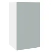 KitchenKit Slab Matt Aquamarine 400 Wall Kitchen Cabinet Flatpack - FKKO3612