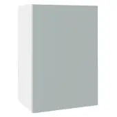 KitchenKit Slab Matt Aquamarine 500 Wall Kitchen Cabinet Flatpack - FKKO3613