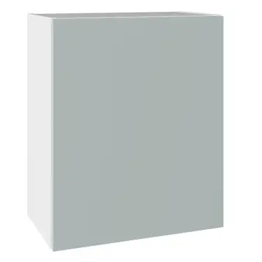 Click Here To Enlarge This Photo Of KitchenKit Slab Matt Aquamarine 600 Wall Kitchen Cabinet Flatpack - FKKO3614