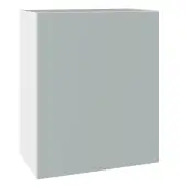 KitchenKit Slab Matt Aquamarine 600 Wall Kitchen Cabinet Flatpack - FKKO3614