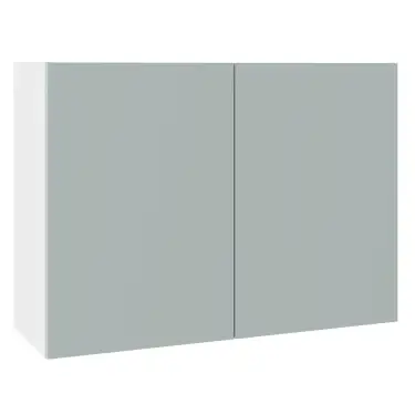 Click Here To Enlarge This Photo Of KitchenKit Slab Matt Aquamarine 1000 Wall Kitchen Cabinet Flatpack - FKKO3615