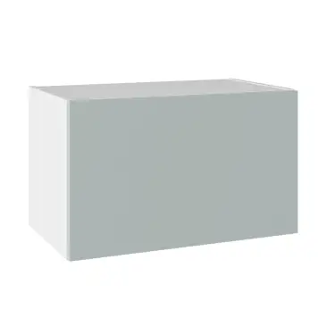 Click Here To Enlarge This Photo Of KitchenKit Slab Matt Aquamarine 600 Bridging Wall Kitchen Cabinet Flatpack - FKKO3619