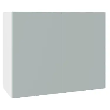 Click Here To Enlarge This Photo Of KitchenKit Slab Matt Aquamarine 900 Wall Kitchen Cabinet Flatpack - FKKO3672