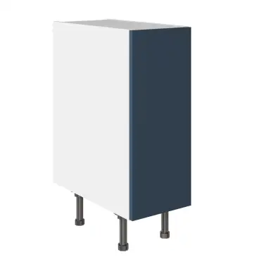 Click Here To Enlarge This Photo Of KitchenKit Slab Matt Blue 300 Base Kitchen Cabinet Flatpack - FKKO3701