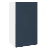 KitchenKit Slab Matt Blue 400 Wall Kitchen Cabinet Flatpack - FKKO3712