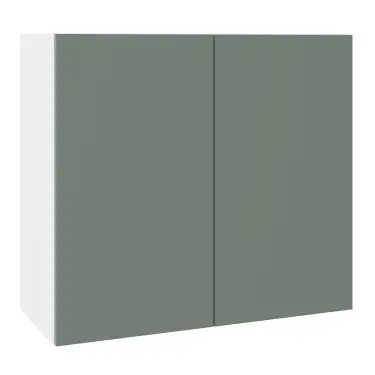 Click Here To Enlarge This Photo Of KitchenKit Slab Matt Agave Green 800 Wall Kitchen Cabinet Flatpack - FKKO3838