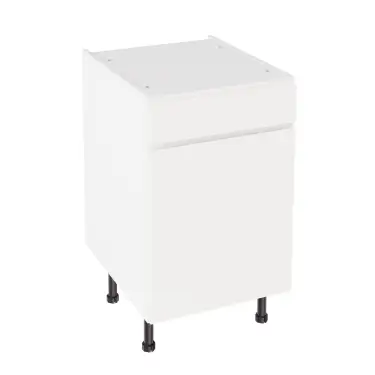 Click Here To Enlarge This Photo Of Kitchen Kit Flatpack J Pull Super Gloss White 500 Drawerline Base Cabinet - FKKJ0077