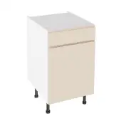 Kitchen Kit Flatpack J Pull Super Gloss Cashmere 500 Drawerline Base Cabinet - FKKJ0177