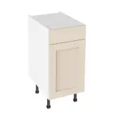 Kitchen Kit Flatpack Shaker Super Matt Cashmere 400 Drawerline Base Cabinet - FKKH0676