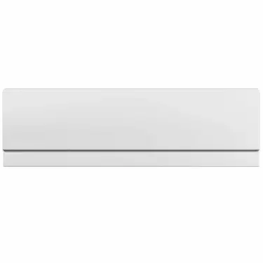 Click Here To Enlarge This Photo Of Trojan Supastyle 1700mm Bath Front Panel - Gloss White