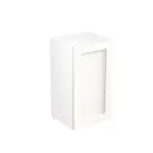 Kitchen Kit Flatpack Shaker Ultra Matt White 400 Wall Unit with White Cabinet - FKKH0512