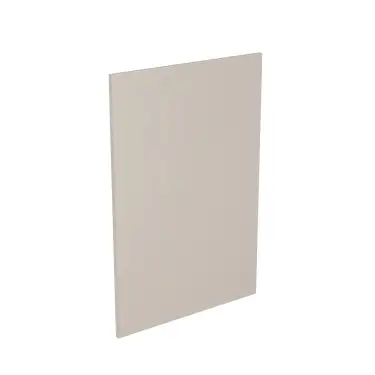 Click Here To Enlarge This Photo Of Kitchen Kit J-Pull Gloss Light Grey 600 Base End Panel - FKKJ0228