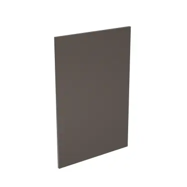 Click Here To Enlarge This Photo Of Kitchen Kit J-Pull Gloss Graphite 600 Base End Panel - FKKJ0428