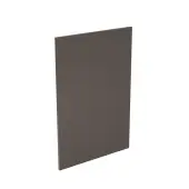 Kitchen Kit J-Pull Gloss Graphite 600 Base End Panel - FKKJ0428