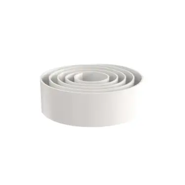 Click Here To Enlarge This Photo Of Kitchen Kit J-Pull Matt White Pre-Glued Edging 50m - FKKJ0525