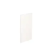 Kitchen Kit J-Pull Matt White 350 Wall End Panel - FKKJ0544