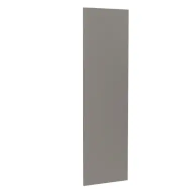 Click Here To Enlarge This Photo Of Kitchen Kit J-Pull Gloss Dust Grey 600 Larder End Panel - FKKJ0330