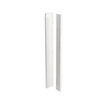 Click Here To Enlarge This Photo Of Kitchen Kit J-Pull Matt White Corner Post - FKKJ0554