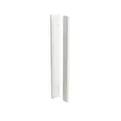 Kitchen Kit J-Pull Matt White Corner Post - FKKJ0554