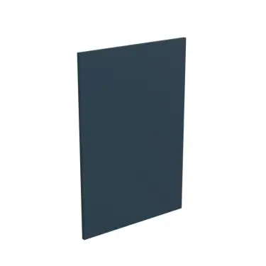 Click Here To Enlarge This Photo Of Kitchen Kit J-Pull Matt Indigo Blue 600 Base End Panel - FKKJ1328