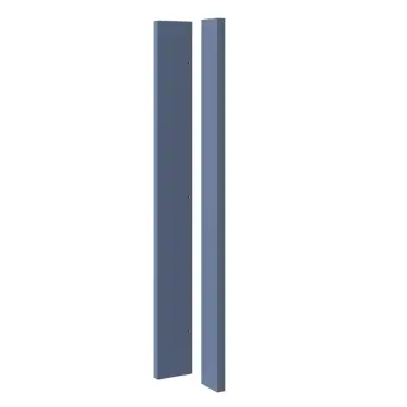 Click Here To Enlarge This Photo Of Kitchen Kit Flatpack Shaker Ultra Matt Alby Blue 720mm Corner Post - FKKH2354