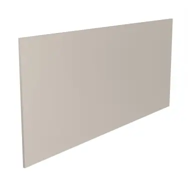 Click Here To Enlarge This Photo Of Kitchen Kit Flatpack Shaker Matt Light Grey 900 Breakfast Bar Back Panel - FKKH0746