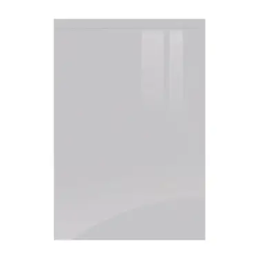 Click Here To Enlarge This Photo Of Kitchen Kit J-Pull Gloss Light Grey 570 x 396 Sample Door - FKKJ0226