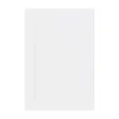 Kitchen Kit Shaker Matt White 283 x 596 Door - HKKD05283X596