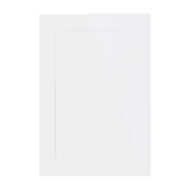 Click Here To Enlarge This Photo Of Kitchen Kit Shaker Matt White 355 x 496 Door - HKKD05355X496
