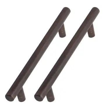 Click Here To Enlarge This Photo Of Kitchen Kit Oil Rubbed Bronze T-Bar Handle &lpar;Pack of 2&rpar; - KKHTBAR128ORB