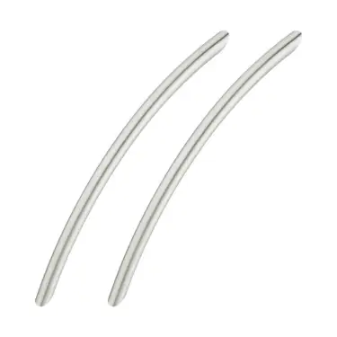 Click Here To Enlarge This Photo Of Kitchen Kit Brushed Nickel Bow Handle &lpar;Pack of 2&rpar; - KKHBOW160BN