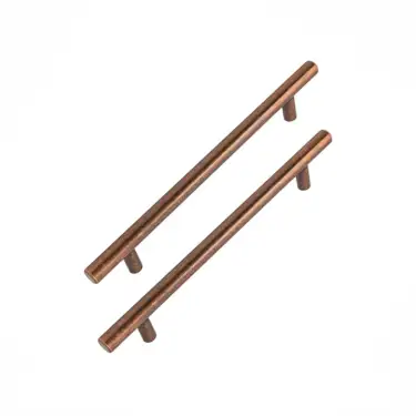 Click Here To Enlarge This Photo Of Kitchen Kit Antique Copper T-Bar Handle &lpar;Pack of 2&rpar; - KKHAND21
