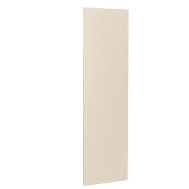Click Here To Enlarge This Photo Of Kitchen Kit Slab Matt Cashmere 600 Larder End Panel - FKKO3430