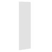 Kitchen Kit Slab Standard Snow White 600 Larder End Panel - FKKV4030