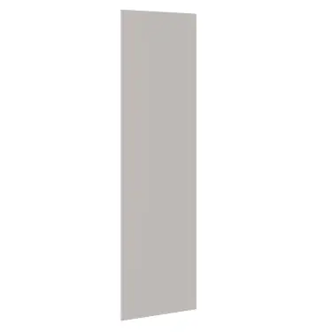 Click Here To Enlarge This Photo Of Kitchen Kit Slab Standard Light Grey 600 Larder End Panel - FKKV4130