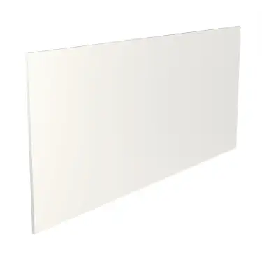 Click Here To Enlarge This Photo Of Kitchen Kit Slab Matt White 900 Breakfast Bar Back Panel - FKKO3346