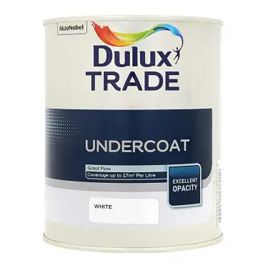 Click Here To Enlarge This Photo Of Dulux Trade Undercoat White - 5L