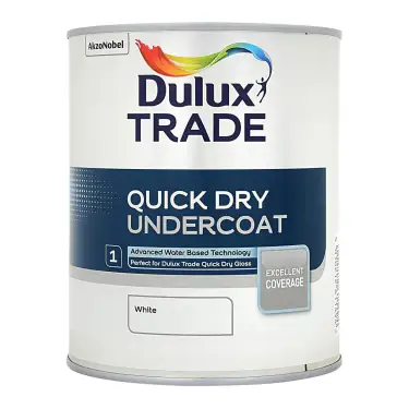 Click Here To Enlarge This Photo Of Dulux Trade Quick Dry Undercoat White - 5L