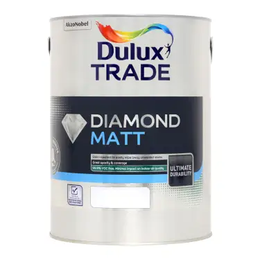 Click Here To Enlarge This Photo Of Dulux Trade Diamond Matt Magnolia  - 5L