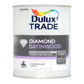 Dulux Trade Diamond Satinwood Pure Brilliant White  - 1L