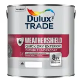 Dulux Trade Weathersheild Quick Drying Undercoat Brilliant White  - 5L