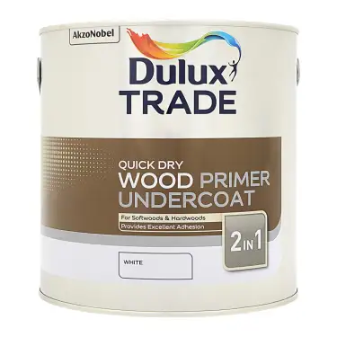 Click Here To Enlarge This Photo Of Dulux Trade Quick Dry Wood Primer Undercoat  - 2&period;5L