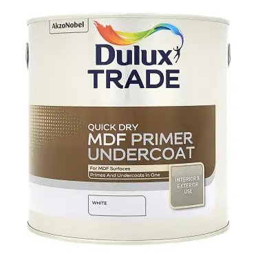 Click Here To Enlarge This Photo Of Dulux Trade Quick Dry MDF Primer Undercoat  - 2&period;5L