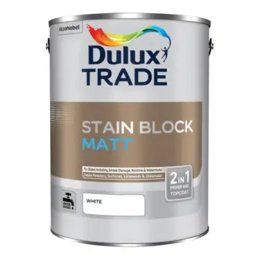 Click Here To Enlarge This Photo Of Dulux Trade Stain Block Matt  - 5L