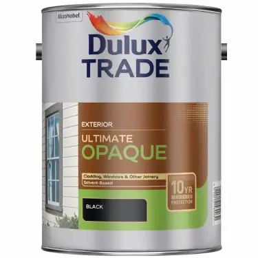 Click Here To Enlarge This Photo Of Dulux Trade Ultimate Opaque Black  - 2&period;5L