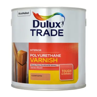 Click Here To Enlarge This Photo Of Dulux Trade Polyurethane Varnish Satin Clear - 2&period;5L