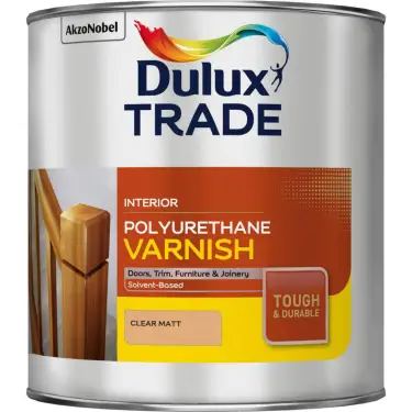 Click Here To Enlarge This Photo Of Dulux Trade Polyurethane Varnish Matt Clear - 2&period;5L