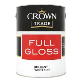 Crown Trade Full Gloss Brilliant White - 5L